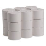 Coreless Bath Tissue, Septic Safe, 2-Ply, White, 1,500 Sheets/Roll, 18 Rolls/Carton
