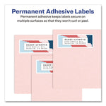 White Address Labels W/ Sure Feed Technology For Laser Printers, Laser Printers, 1 X 2.63, White, 30/sheet, 250 Sheets/box
