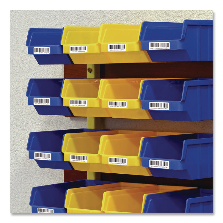 Surface Safe Id Labels, Inkjet/laser Printers, 0.88 X 2.63, White, 33/sheet, 25 Sheets/pack