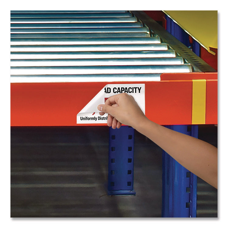 Surface Safe Id Labels, Inkjet/laser Printers, 0.88 X 2.63, White, 33/sheet, 25 Sheets/pack