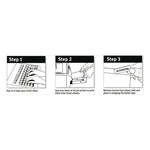 Tabs Inserts For Hanging File Folders, 1/5-Cut, White, 2" Wide, 100/Pack