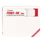 Customizable Print-On Dividers, For Xerox 4135 Copiers and Docutech, 3-Hole Punched, 5-Tab, 11 x 8.5, White, 30 Sets