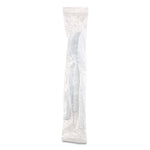 Heavyweight Polystyrene Cutlery, Fork/Knife/Teaspoon, Plastic, White, 250/Carton