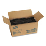 Mediumweight Polystyrene Cutlery, Soup Spoon, Plastic, Black, 1,000/Carton