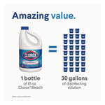 Concentrated Regular Disinfecting Bleach, 81 oz Bottle, 6/Carton