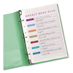 Mini Size Heavyweight Diamond Clear Sheet Protector, Side: 7-Hole Punched, Top Load 8.5 x 5.5 Insert, Clear Front, 25/Pack