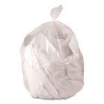 Low-Density Waste Can Liners, 33 gal, 0.65 mil, 33 x 39, Clear, Perforated Roll, 250/Carton