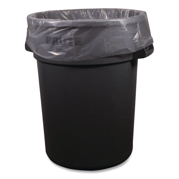Low-Density Waste Can Liners, 32 gal, 0.9 mil, 33 x 44, Clear, Perforated Roll, 5 Bags/Roll, 20 Rolls/Carton