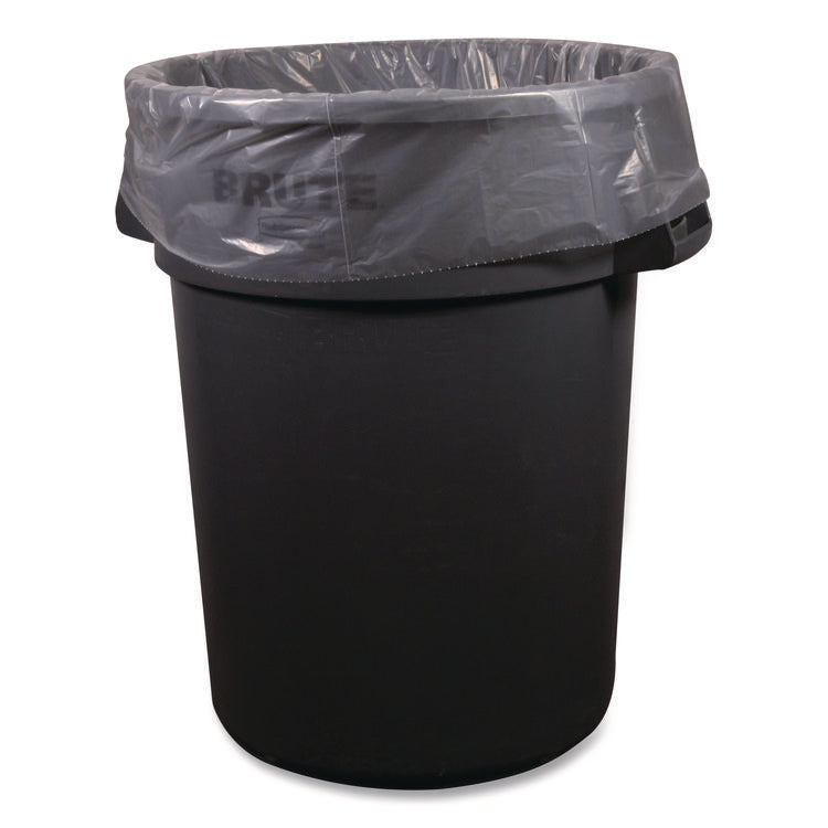 Low-Density Waste Can Liners, 44 gal, 1.3 mil, 37 x 50, Clear, Perforated Roll, 100/Carton