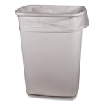 Low-Density Waste Can Liners, 33 gal, 0.65 mil, 33 x 39, Clear, Perforated Roll, 250/Carton