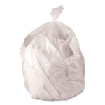 Low-Density Waste Can Liners, 45 gal, 0.9 mil, 40 x 46, Clear, Perforated Roll, 100/Carton