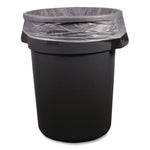 High-Density Can Liners, 45 gal, 22 mic, 40 x 48, Natural, Perforated Roll, 150/Carton