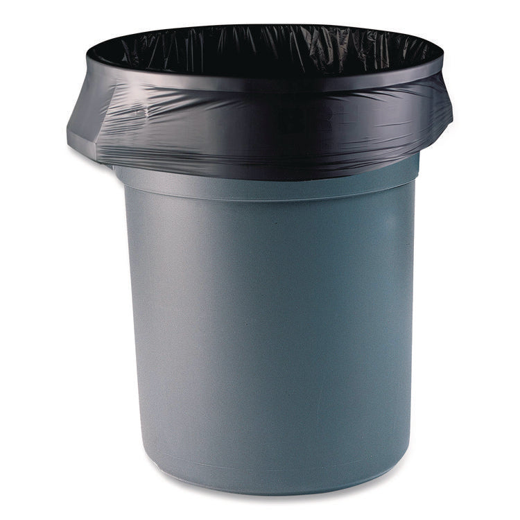 X-Liner Reprocessed Liners, 60 gal, 2 mil, 38 x 58, Black, Perforated Roll, 100/Carton