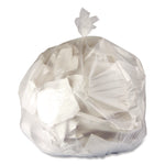 High-Density Can Liners, 56 gal, 16 mic, 43 x 48, Natural, Perforated Roll, 200/Carton