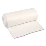 High-Density Can Liners, 56 gal, 16 mic, 43 x 48, Natural, Perforated Roll, 200/Carton