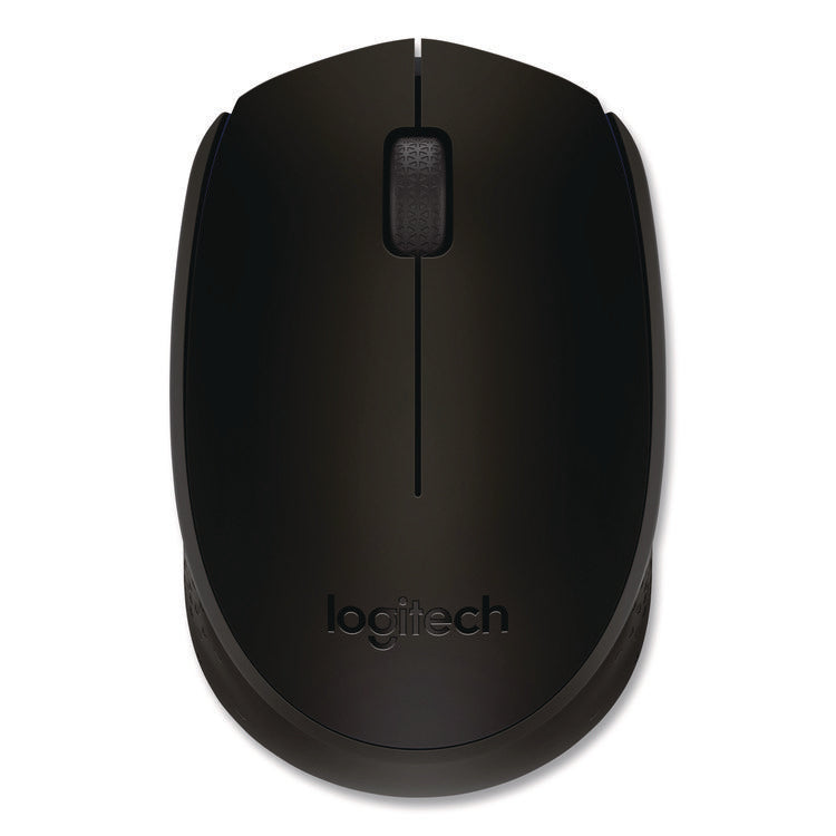 M170 Wireless Mouse, 2.4 GHz Frequency/33 ft Wireless Range, Left/Right Hand Use, Black