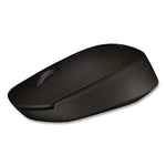M170 Wireless Mouse, 2.4 GHz Frequency/33 ft Wireless Range, Left/Right Hand Use, Black