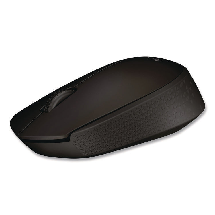 M170 Wireless Mouse, 2.4 GHz Frequency/33 ft Wireless Range, Left/Right Hand Use, Black