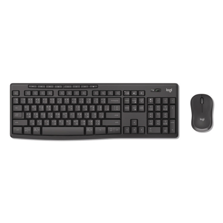 MK370 Combo for Business, 33 ft Wireless Range, Graphite