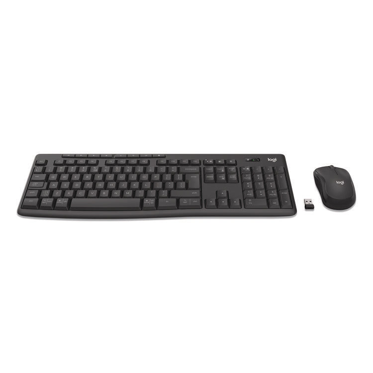 MK370 Combo for Business, 33 ft Wireless Range, Graphite