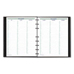 Plan and Link Weekly Appointment Planner, 9.25" x 7.25", Black Cover, 12-Month (Jan to Dec): 2025
