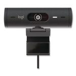 Brio 505 Plug and Play Webcam, 1920 pixels x 1080 pixels, 4 Mpixels, Graphite