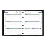 Plan and Link Weekly Appointment Planner, 9.25" x 7.25", Black Cover, 12-Month (Jan to Dec): 2025