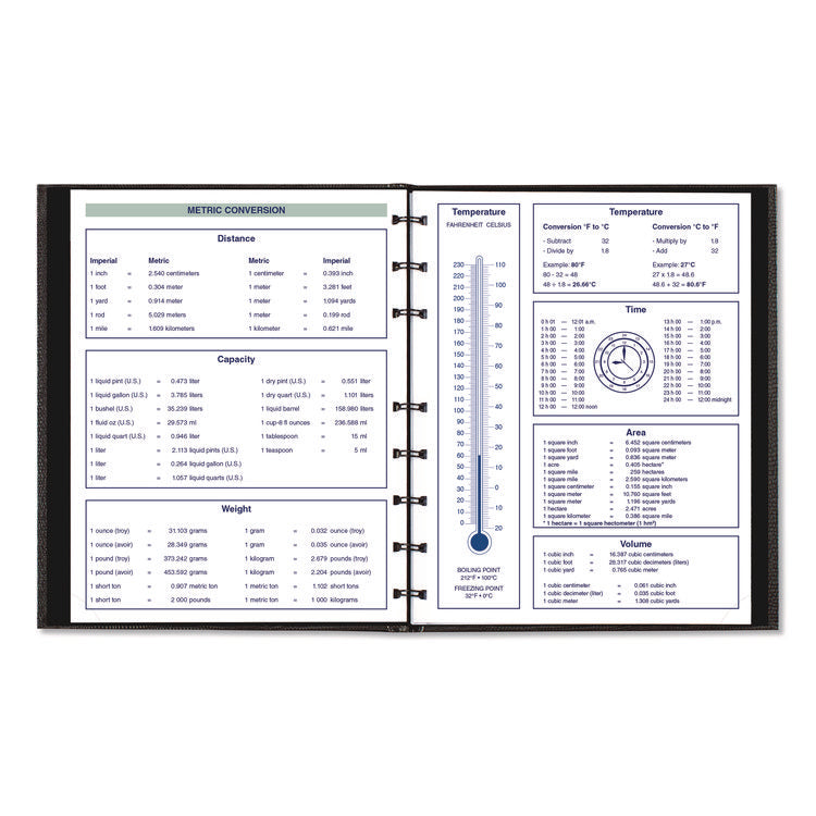 Plan and Link Weekly Appointment Planner, 9.25" x 7.25", Black Cover, 12-Month (Jan to Dec): 2025