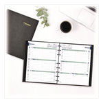 Plan and Link Weekly Appointment Planner, 9.25" x 7.25", Black Cover, 12-Month (Jan to Dec): 2025