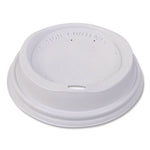 Hot Beverage Paper Cup Lids 10 oz, Fits FLAVIA 10 oz Paper Cup, White, 100/Sleeve, 10 Sleeves/Carton