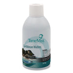 Premium Metered Air Freshener Refill, Caribbean Waters, 7.1 oz Aerosol Spray 12/Carton