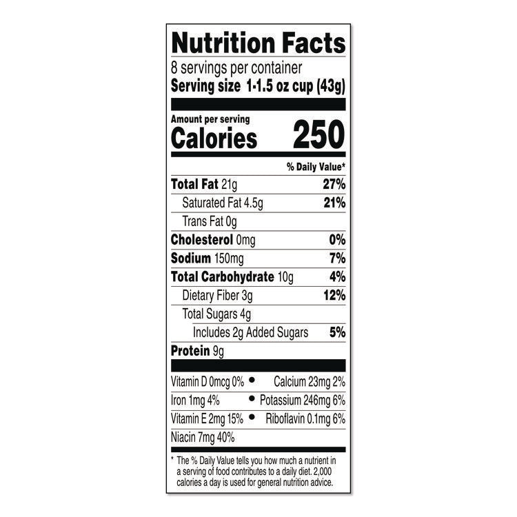 Spreads, Creamy Peanut Butter, 1.5 oz Cup, 36/Carton
