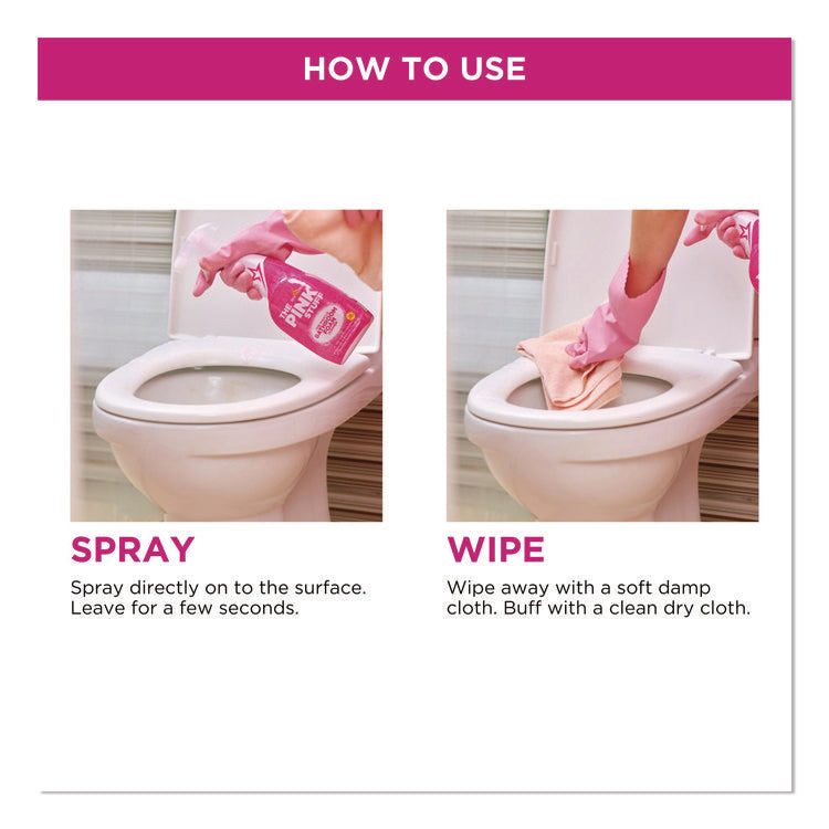 The Miracle Bathroom Foam Cleaner, Fruity Scent, 25.4 oz Trigger Spray Bottle