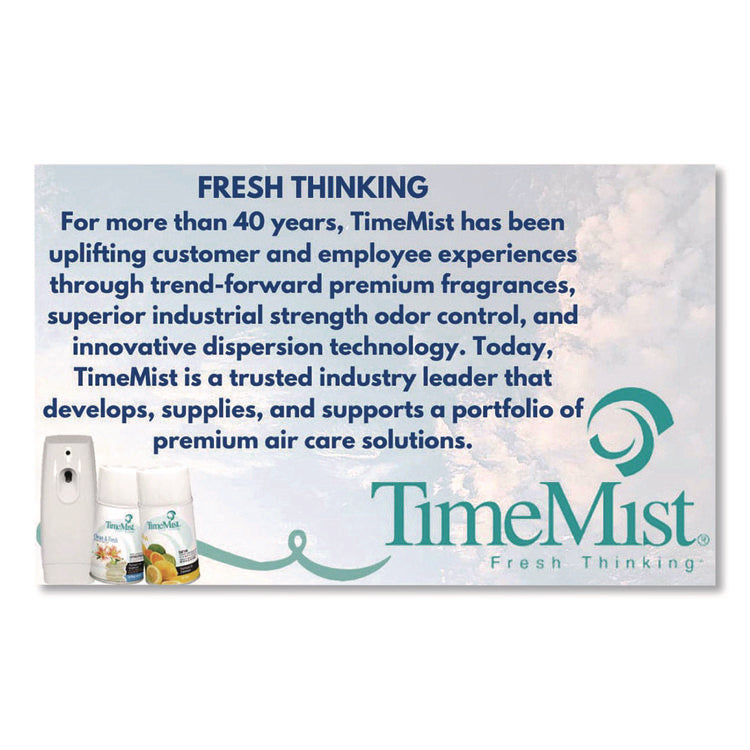 Premium Metered Air Freshener Refill, Dutch Apple and Spice, 7.1 oz Aerosol Spray, 12/Carton