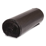 Low-Density Commercial Can Liners, 33 gal, 1.5 mil, 33" x 39", Black, Interleaved Roll, 20 Bags/Roll, 5 Rolls/Carton