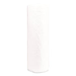 Institutional Low-Density Can Liners, 33 gal, 0.8 mil, 33" x 39", Natural, Interleaved Roll, 25 Bags/Roll, 6 Rolls/Carton