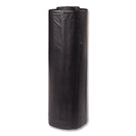 Low-Density Commercial Can Liners, 60 gal, 1.15 mil, 38 x 58, Black, Interleaved Roll, 25 Bags/Roll, 4 Rolls/Carton