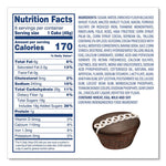 CupCakes, Chocolate, 1.59 oz Individually Wrapped, 8/Pack, 3 Packs/Carton