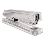 Deluxe Acrylic Stapler, 80 Sheet Capacity, Clear