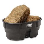 Stock Tank, 150 gal, 39" x 58" x 25", Polyethylene, Black