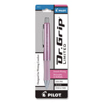 Dr. Grip Limited Gel Pen, Retractable, Fine 0.7 Mm, Black Ink, Champagne Mauve Barrel