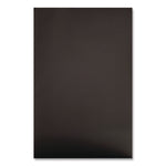 Premium Foam Display Board, CFC-Free Polystyrene, 24 x 36, Black Surface and Core, 12/Carton