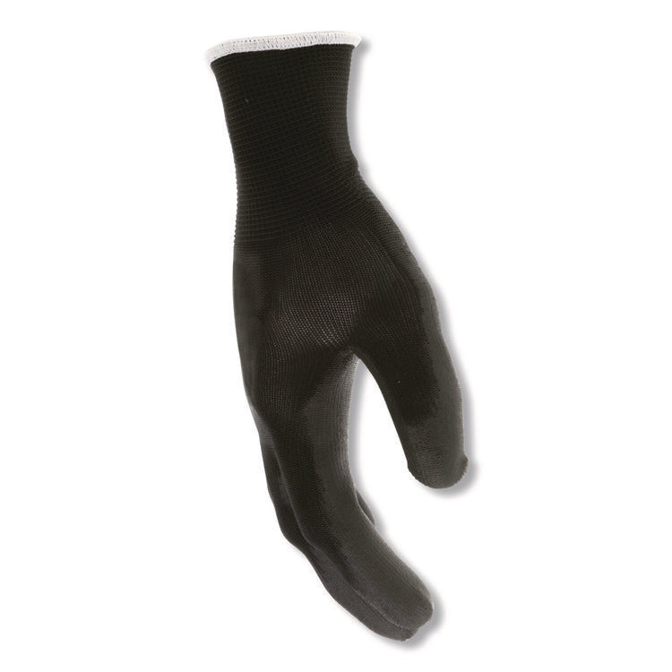 Work Gloves, 10" Long, Small, Black, 12 Pairs