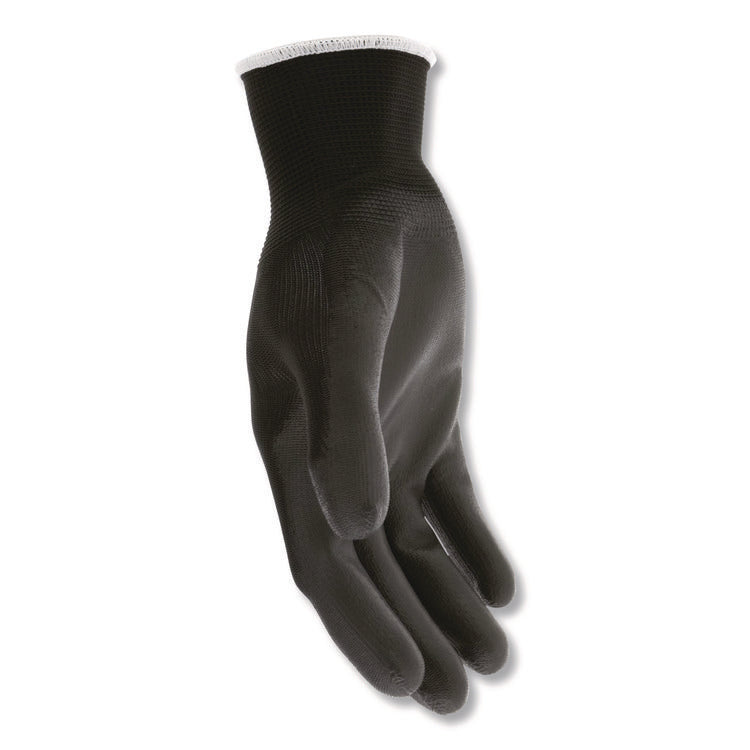 Work Gloves, 10" Long, Small, Black, 12 Pairs