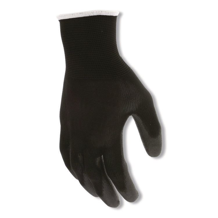 Work Gloves, 10" Long, X-Large, Black, 12 Pairs