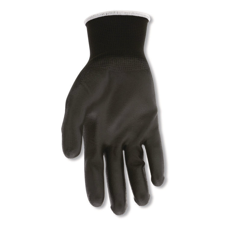 Work Gloves, 10" Long, X-Large, Black, 12 Pairs