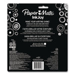 InkJoy Metallic Gel Pen, Retractable, Medium 0.8 mm, Assorted Ink, Assorted Barrel, 10/Pack