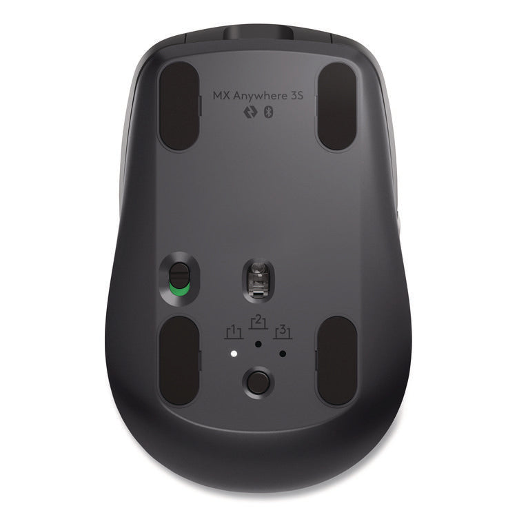 MX Anywhere 3S For Business Wireless Mouse, 33 ft Wireless Range, Right Hand Use, Graphite