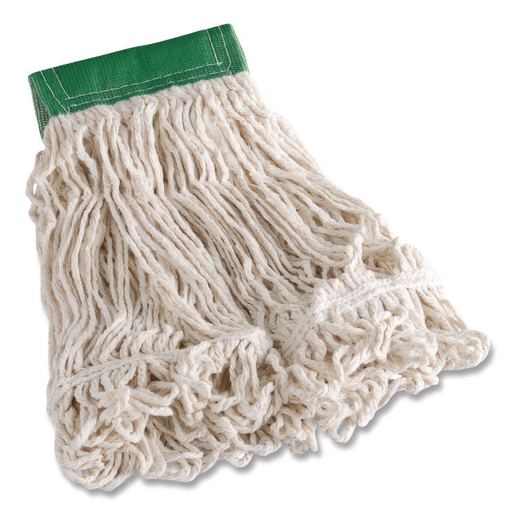 Super Stitch Blend Mop Head, Cotton/Synthetic, Medium, White
