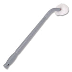 Toilet Bowl Swab, 26" Handle, Gray/Red/White